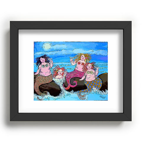 Renie Britenbucher Four Martini Mermaids Recessed Framing Rectangle