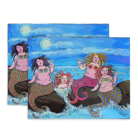 Renie Britenbucher Four Martini Mermaids Placemat