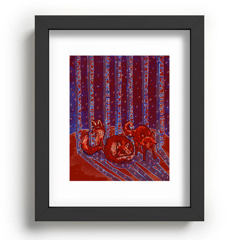 Renie Britenbucher Fox In Birch Batik Recessed Framing Rectangle