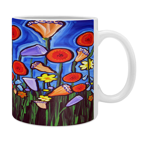 Renie Britenbucher Fun Funky Flowers Coffee Mug