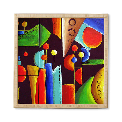 Renie Britenbucher Funky Abstract Framed Wall Art