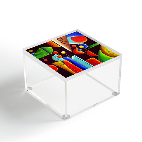 Renie Britenbucher Funky Abstract Acrylic Box