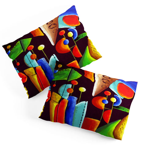 Renie Britenbucher Funky Abstract Pillow Shams