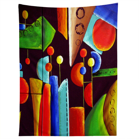 Renie Britenbucher Funky Abstract Tapestry