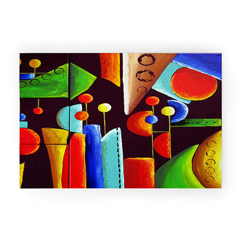 Renie Britenbucher Funky Abstract Welcome Mat