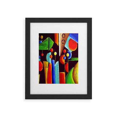 Renie Britenbucher Funky Abstract Framed Art Print