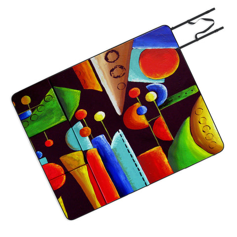 Renie Britenbucher Funky Abstract Picnic Blanket