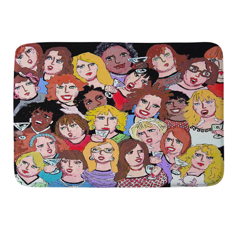 Renie Britenbucher Girls Night Out Happy Hour Memory Foam Bath Mat