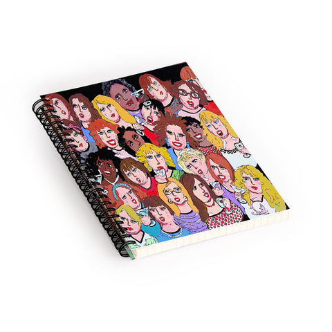 Renie Britenbucher Girls Night Out Happy Hour Spiral Notebook