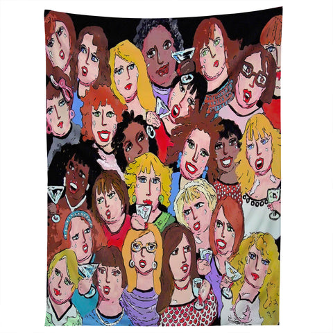 Renie Britenbucher Girls Night Out Happy Hour Tapestry