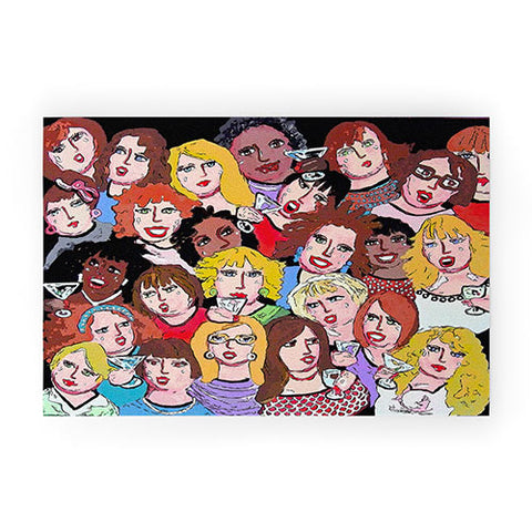 Renie Britenbucher Girls Night Out Happy Hour Welcome Mat