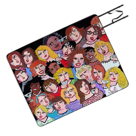 Renie Britenbucher Girls Night Out Happy Hour Picnic Blanket