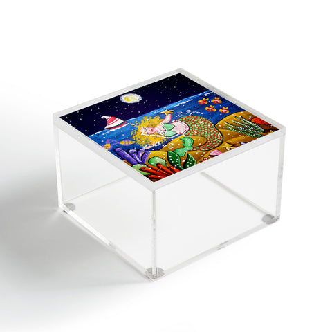 Renie Britenbucher Green Mermaid Acrylic Box