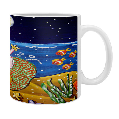 Renie Britenbucher Green Mermaid Coffee Mug