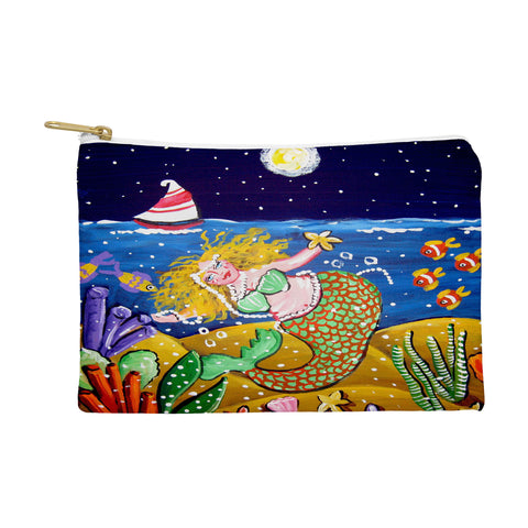 Renie Britenbucher Green Mermaid Pouch
