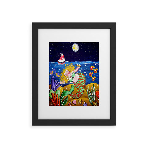 Renie Britenbucher Green Mermaid Framed Art Print