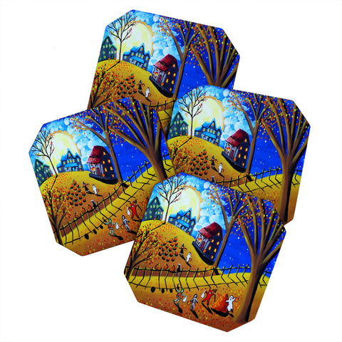 Renie Britenbucher Halloween Coaster Set