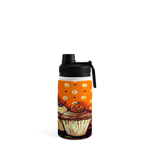 Renie Britenbucher Halloween Cupcakes Water Bottle
