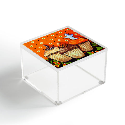 Renie Britenbucher Halloween Cupcakes Acrylic Box