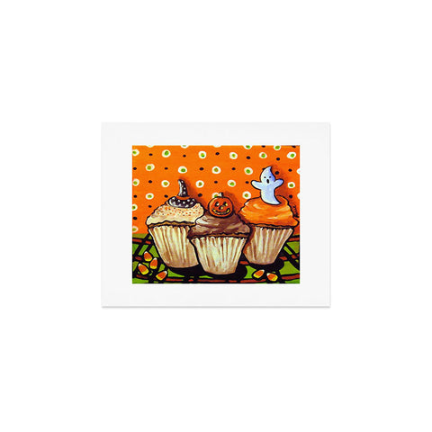 Renie Britenbucher Halloween Cupcakes Art Print