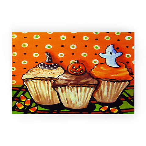 Renie Britenbucher Halloween Cupcakes Welcome Mat