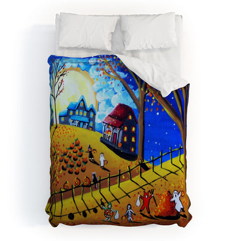 Renie Britenbucher Halloween Duvet Cover