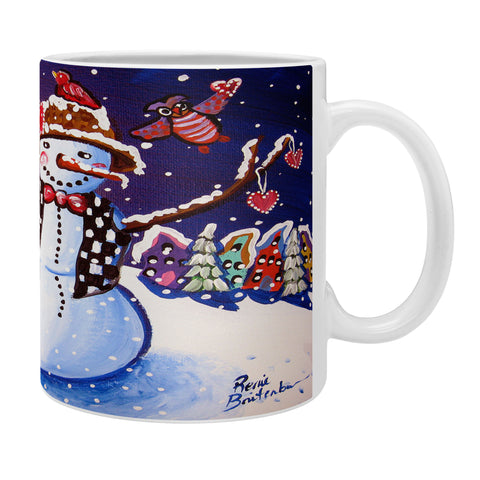 Renie Britenbucher Happy Snowman Coffee Mug
