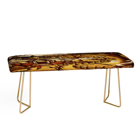 Renie Britenbucher Haunted House Bench