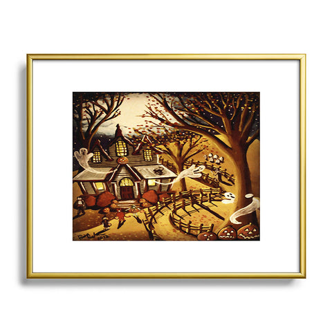Renie Britenbucher Haunted House Metal Framed Art Print