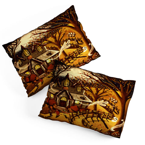 Renie Britenbucher Haunted House Pillow Shams