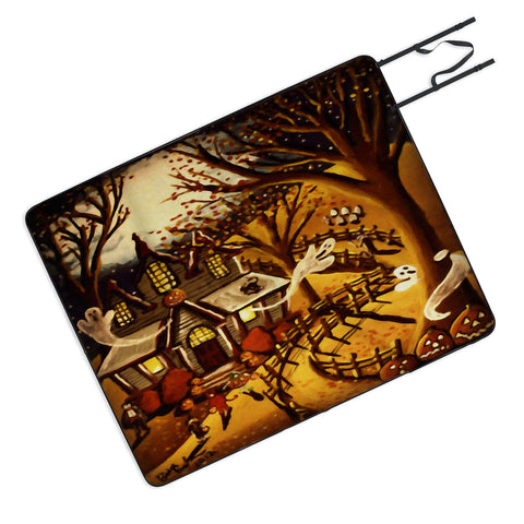 Renie Britenbucher Haunted House Picnic Blanket