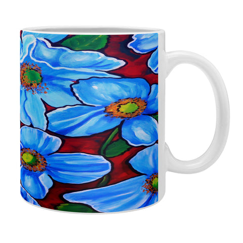Renie Britenbucher Himalayan Blue Poppies Coffee Mug