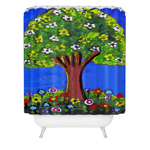 Renie Britenbucher Immaculate Tree Shower Curtain