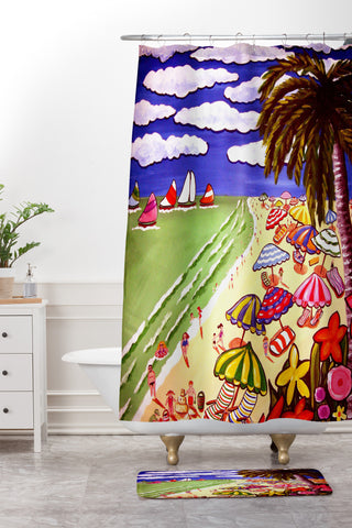 Renie Britenbucher Joanie 6 Shower Curtain And Mat