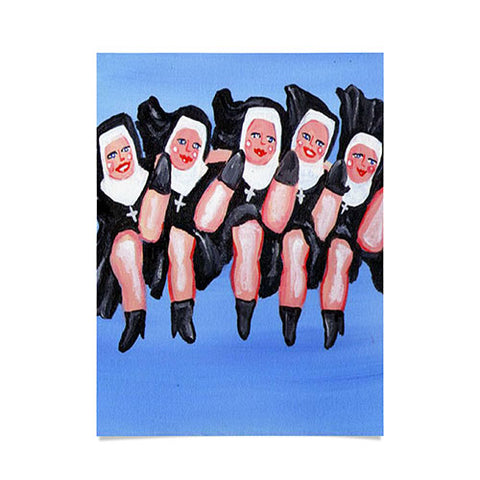 Renie Britenbucher Kicking Nuns Poster