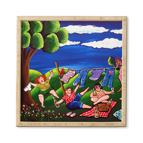 Renie Britenbucher Laundry Day Divas Framed Wall Art