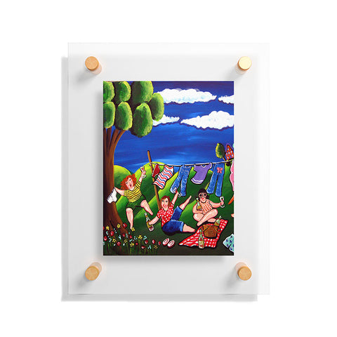 Renie Britenbucher Laundry Day Divas Floating Acrylic Print