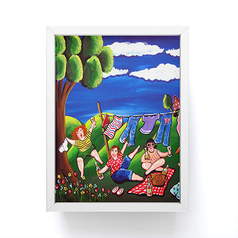 Renie Britenbucher Laundry Day Divas Framed Mini Art Print