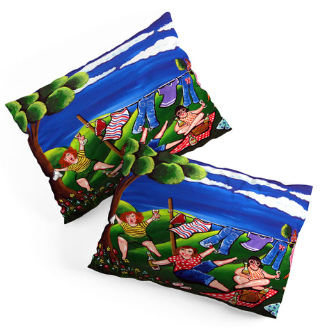 Renie Britenbucher Laundry Day Divas Pillow Shams