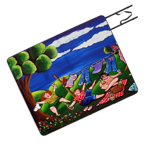Renie Britenbucher Laundry Day Divas Picnic Blanket