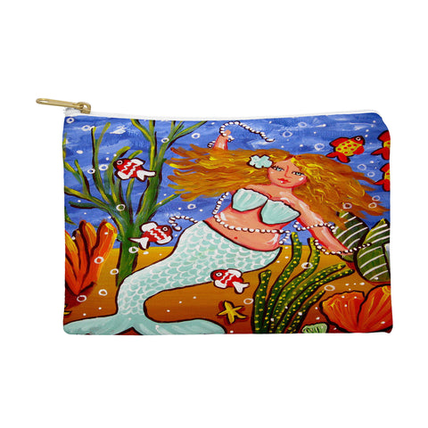 Renie Britenbucher Light Blue Mermaid Pouch