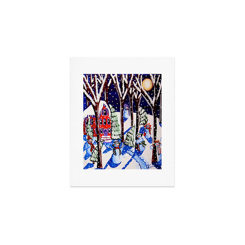 Renie Britenbucher Magic Snowmen Art Print