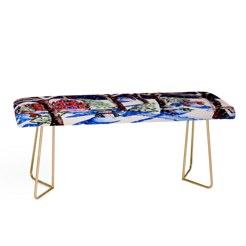 Renie Britenbucher Magic Snowmen Bench