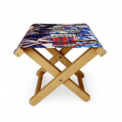 Renie Britenbucher Magic Snowmen Folding Stool