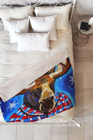 Renie Britenbucher Mahatma Fleece Throw Blanket