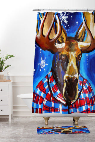 Renie Britenbucher Mahatma Shower Curtain And Mat