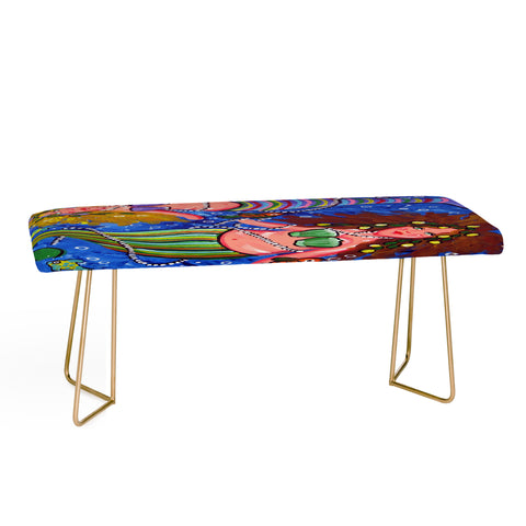 Renie Britenbucher Mermaids In Stripes Bench