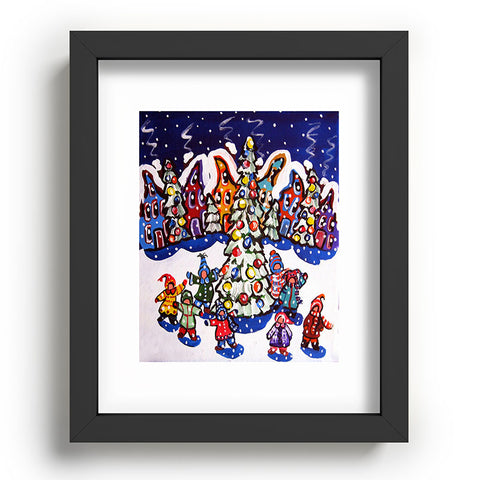Renie Britenbucher Oh Christmas Tree Recessed Framing Rectangle