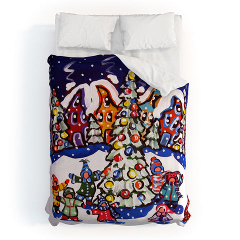 Renie Britenbucher Oh Christmas Tree Duvet Cover