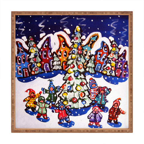 Renie Britenbucher Oh Christmas Tree Square Tray